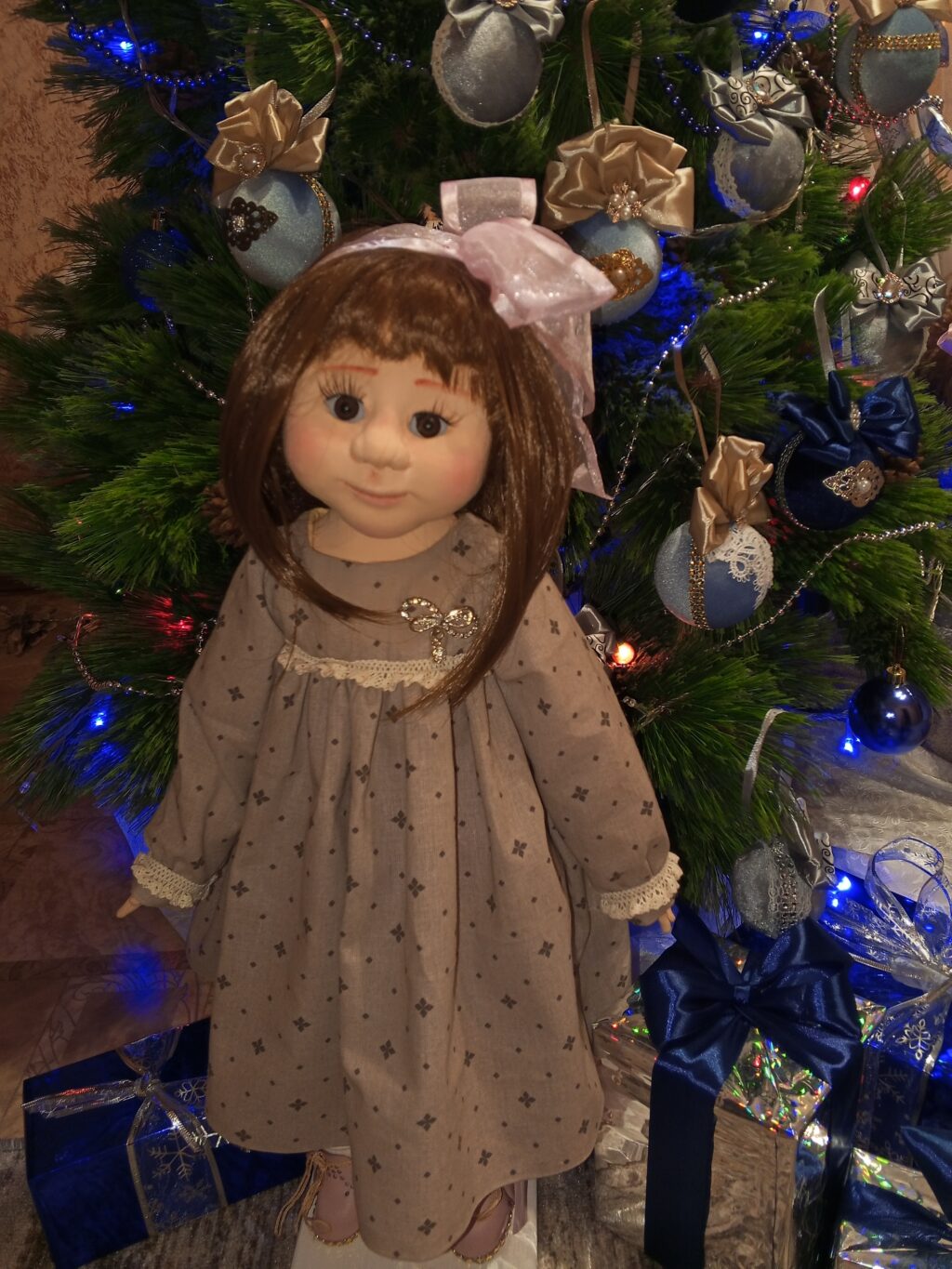 Текстильная кукла ручной работы