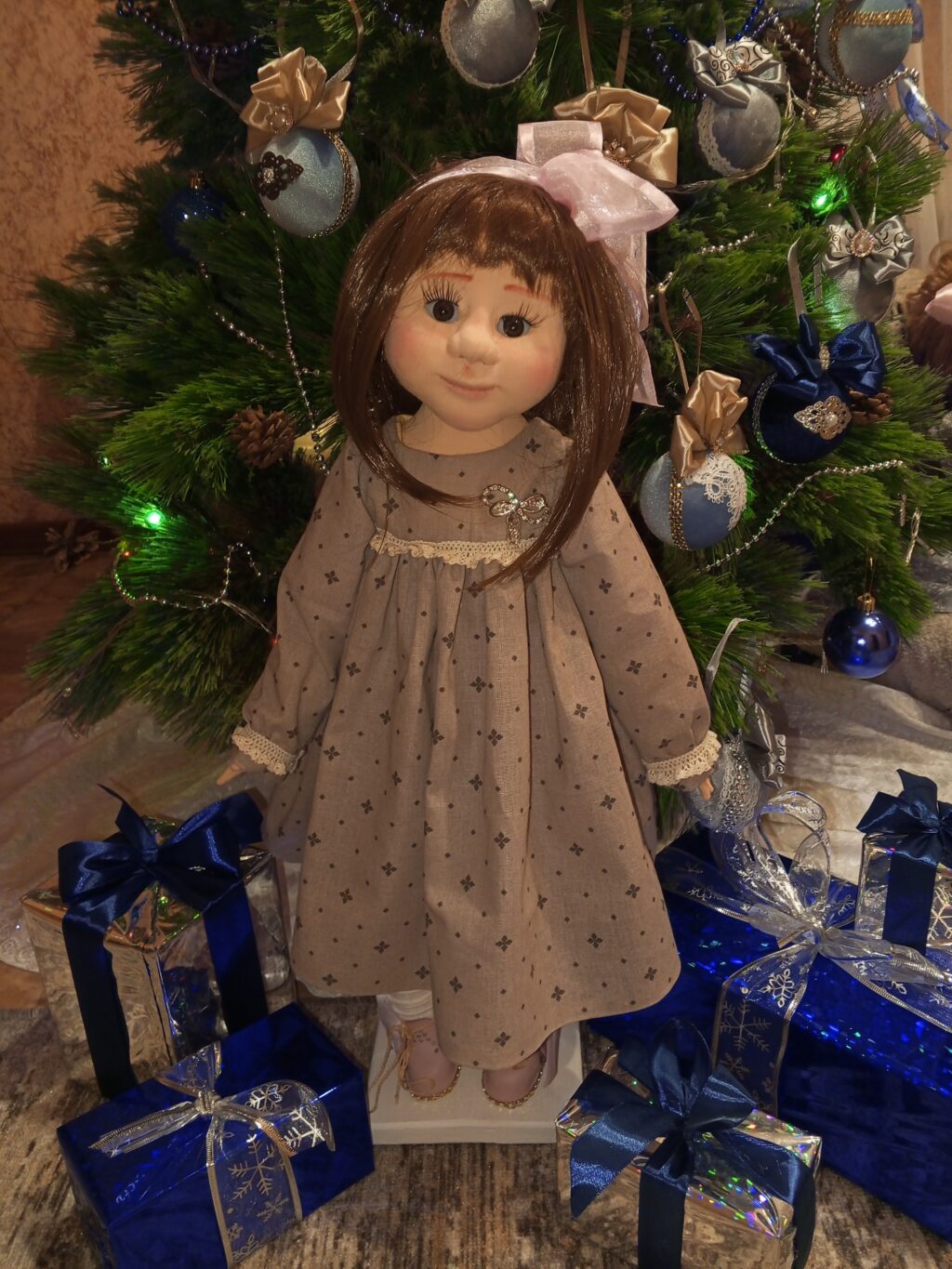 Текстильная кукла ручной работы