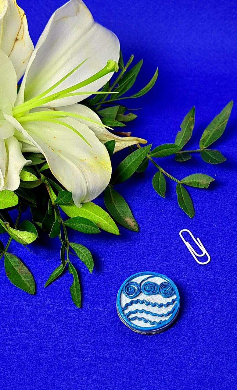 Брошь стихия воды.