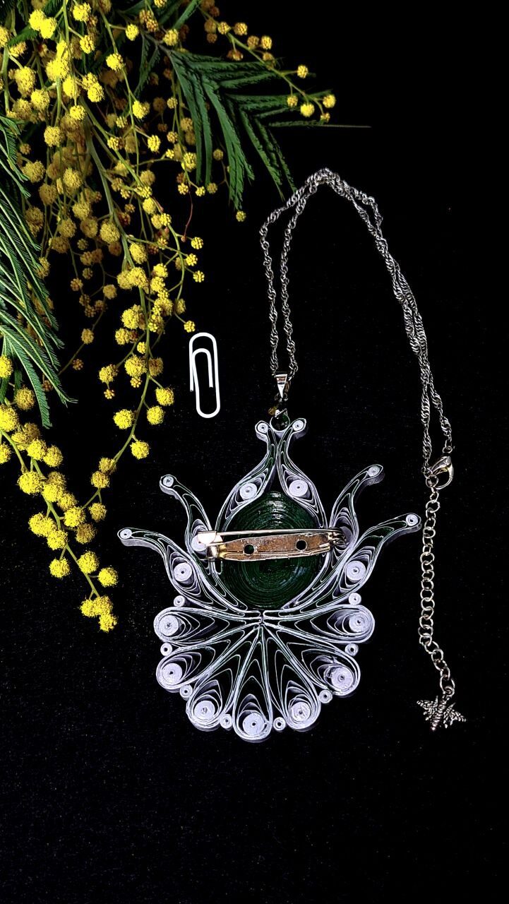 Комплект украшений квиллинг-графика