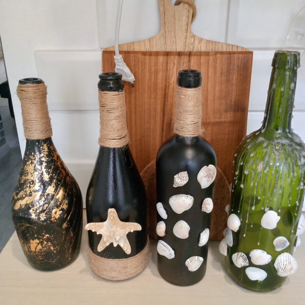 Бутылочки, вазы, штоф