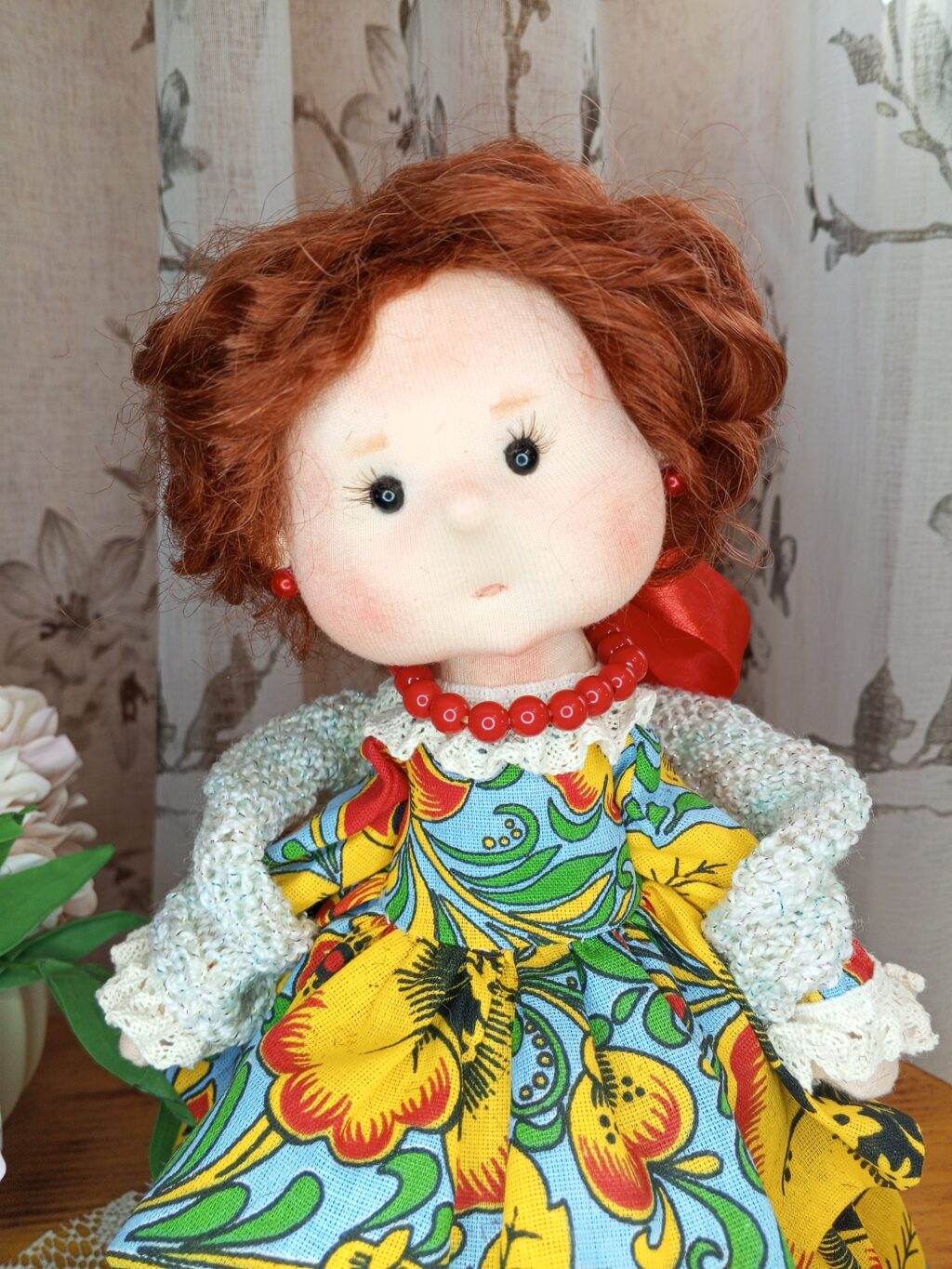 Кукла-шкатулка ручной работы