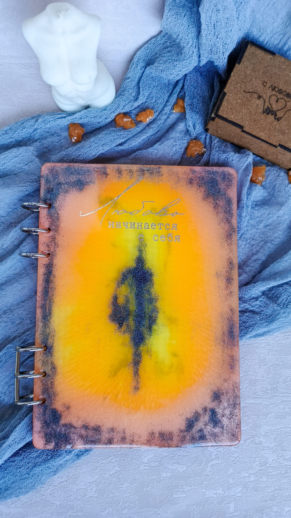 Блокнот из эпоксидной смолы