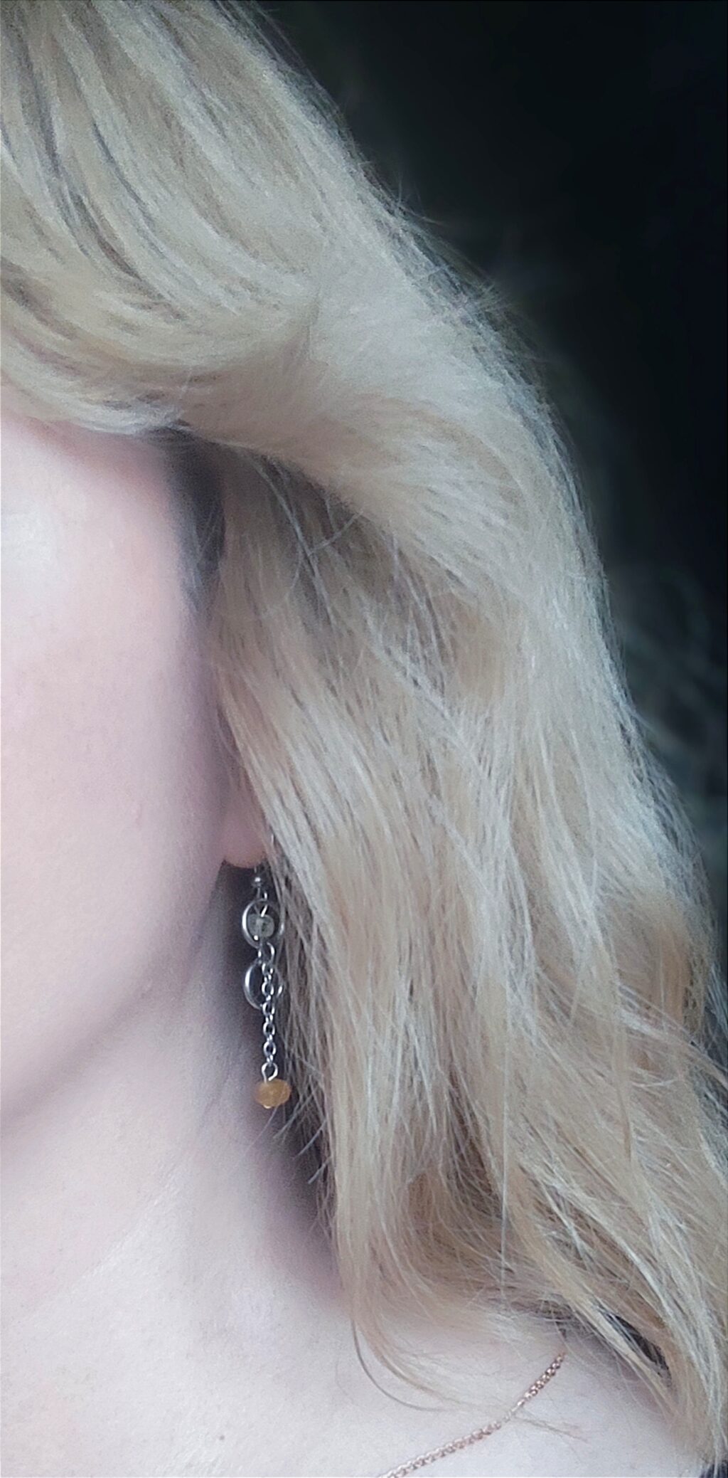 Серьги кольчужные, 5 см