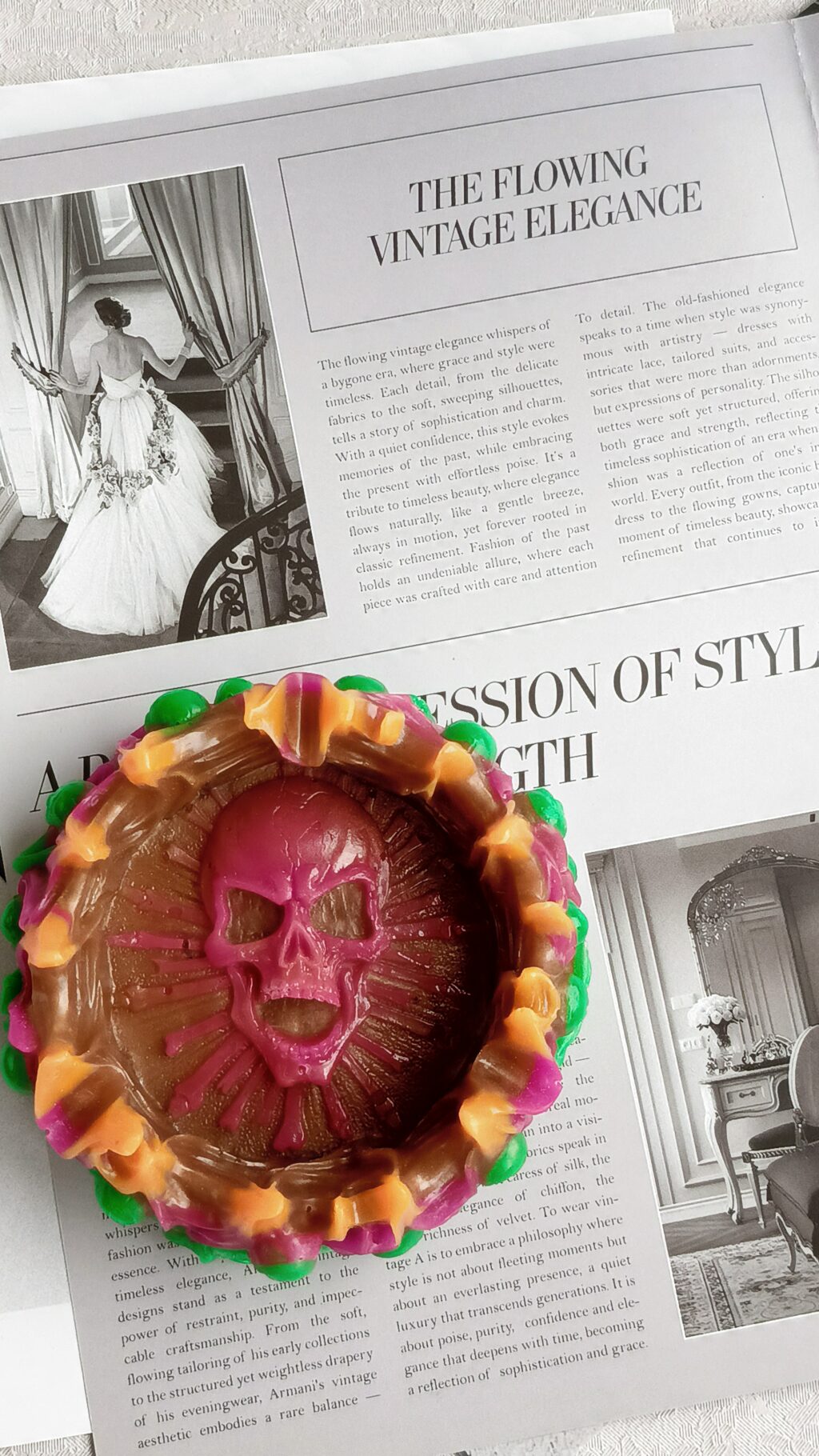 Пепельница Череп