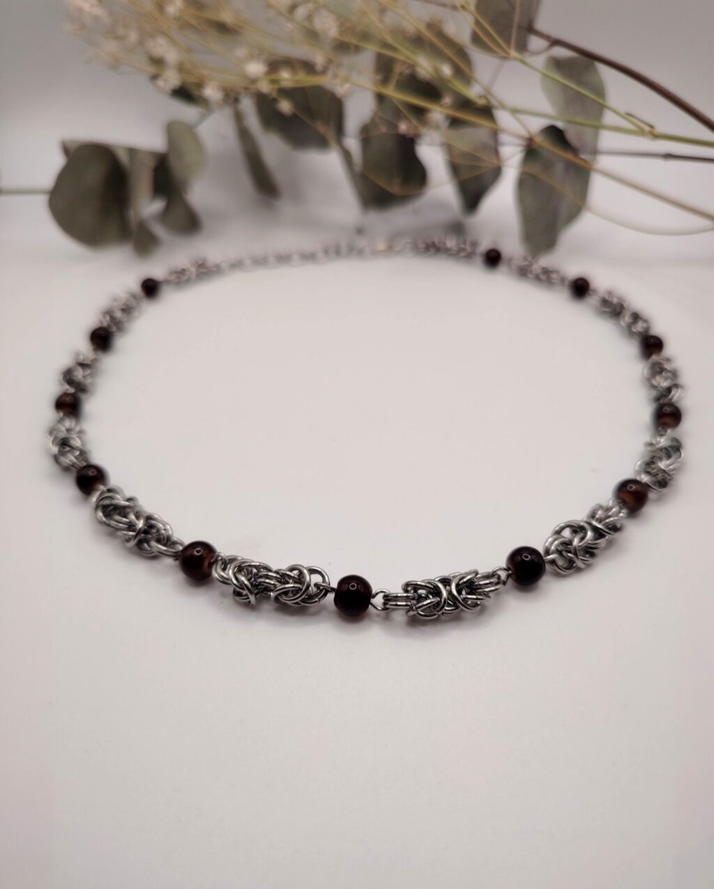 АЛЬМАНДИН. Колье/браслет-намотка с гранатом