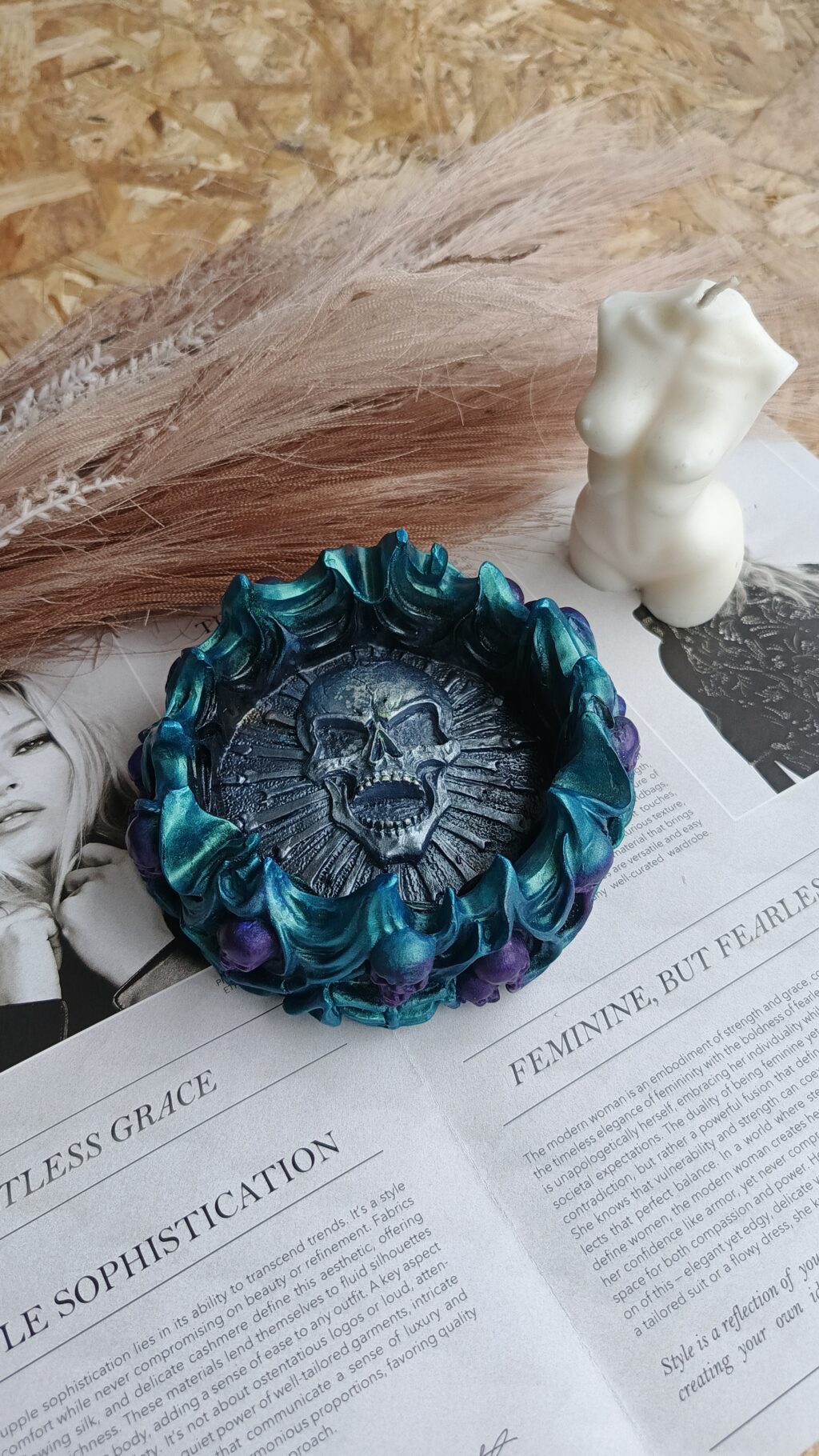 Пепельница Череп