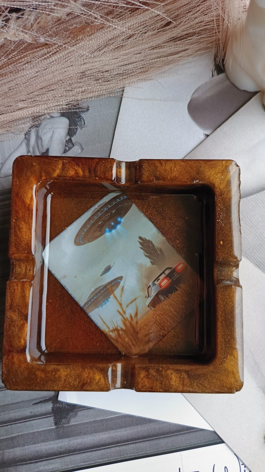 Пепельница квадратная