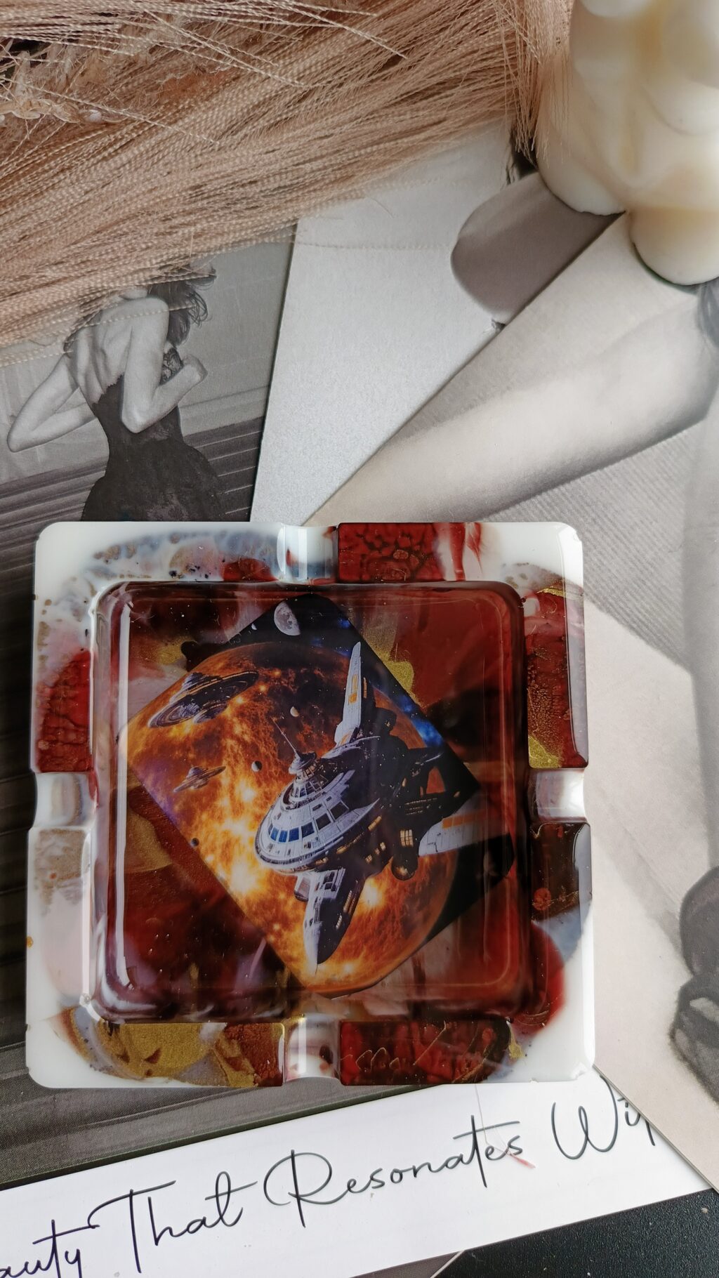 Пепельница квадратная