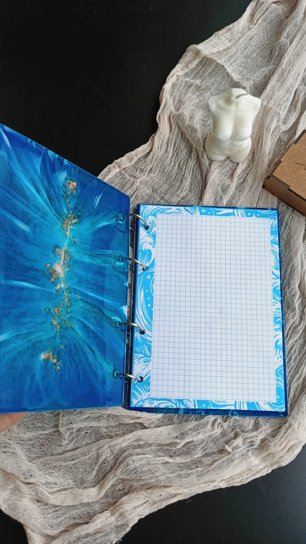 Блокнот из эпоксидной смолы