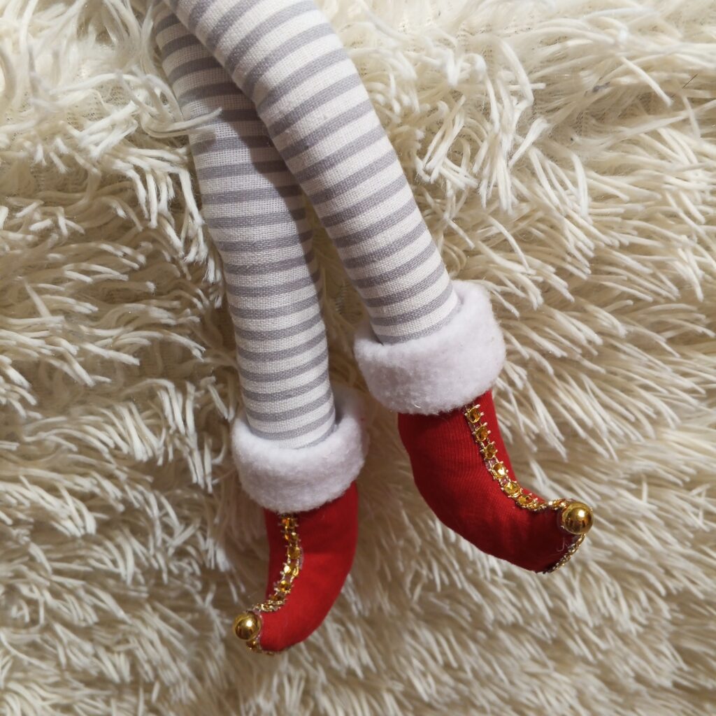 Гном новогодний, длинноногий, ручной работы