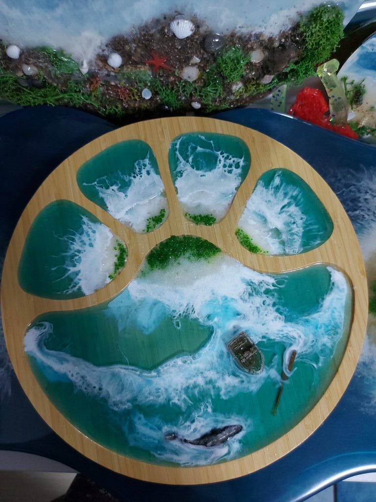 Доска сервировочная «Остров в океане»