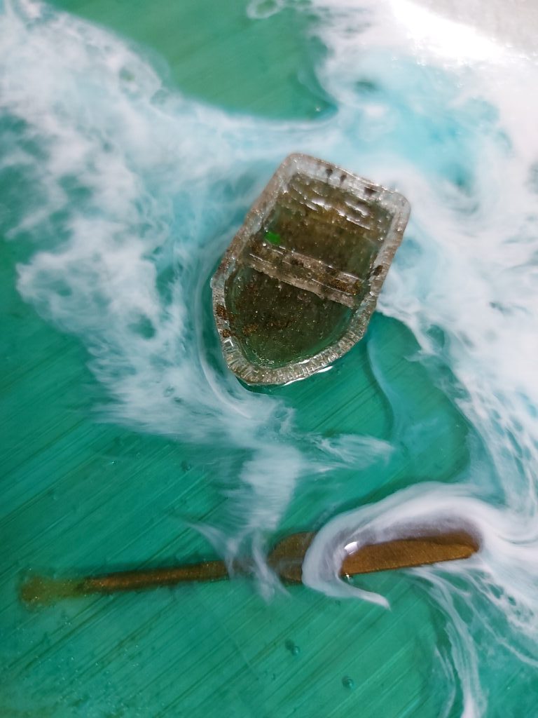 Доска сервировочная «Остров в океане»