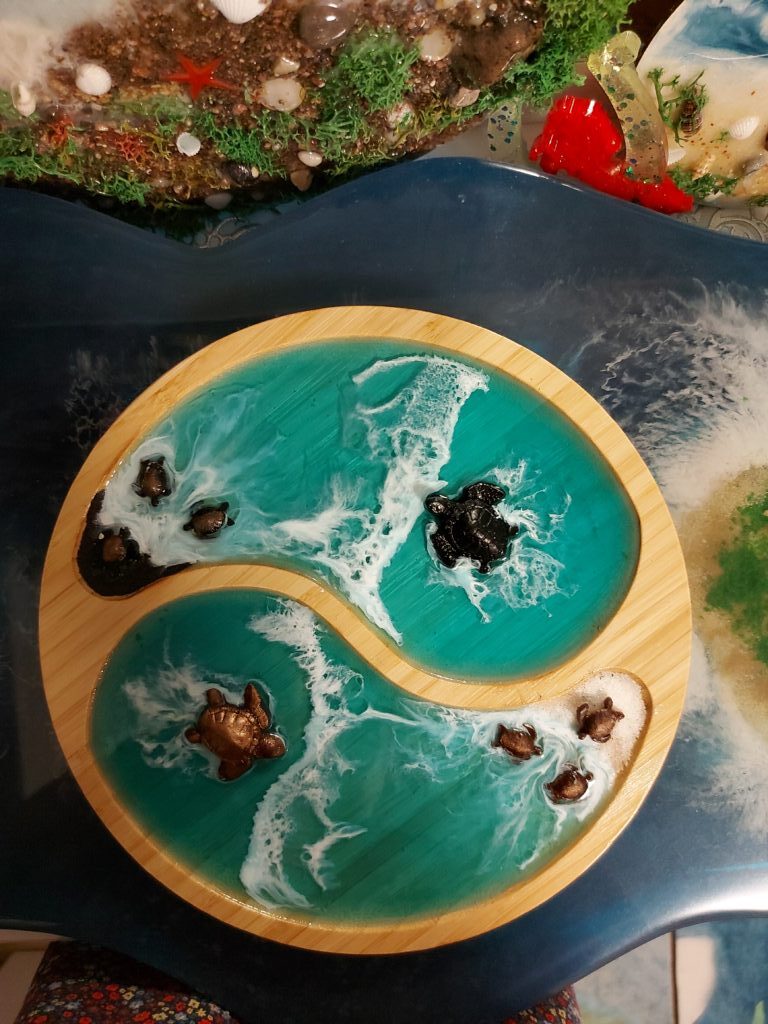 Доска для сервировки «Черепашки»