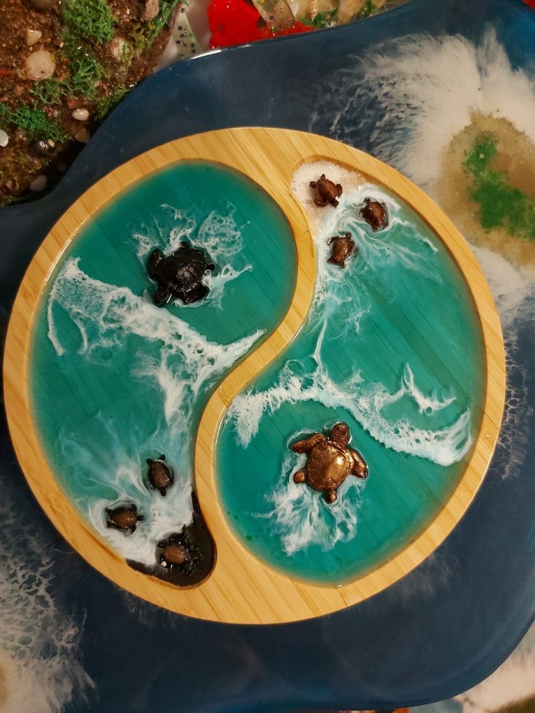 Доска для сервировки «Черепашки»