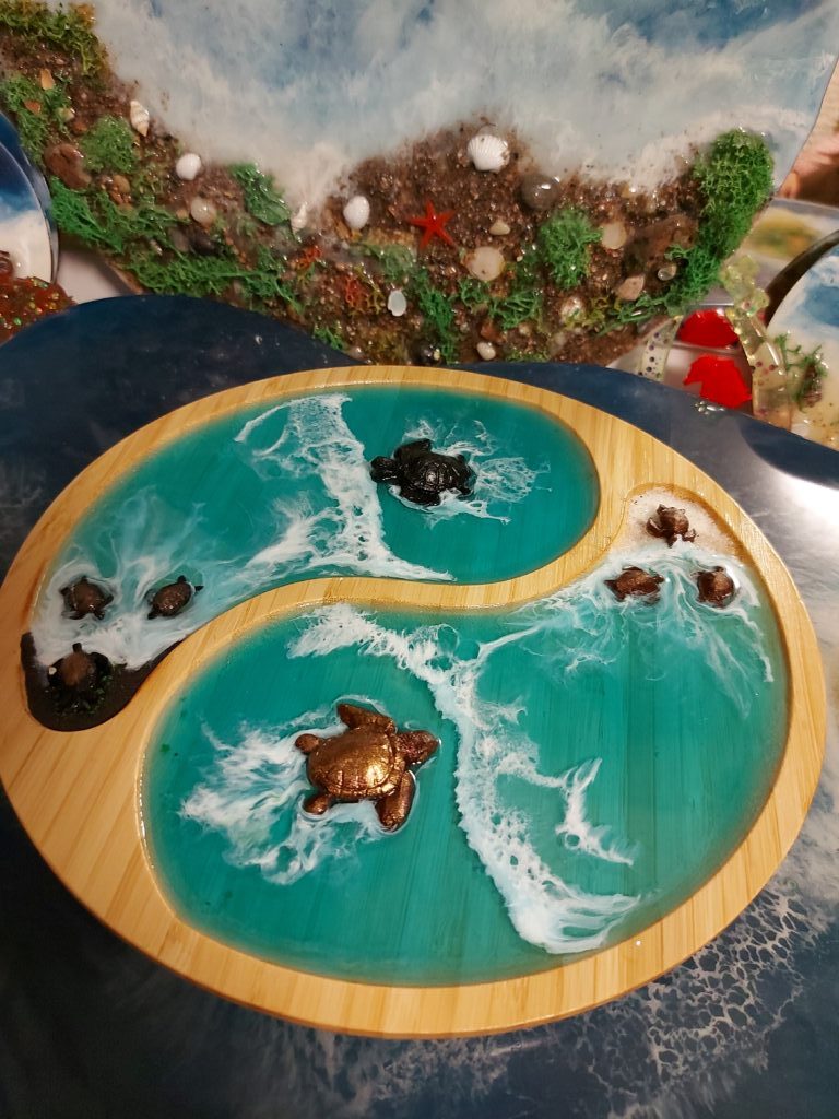 Доска для сервировки «Черепашки»