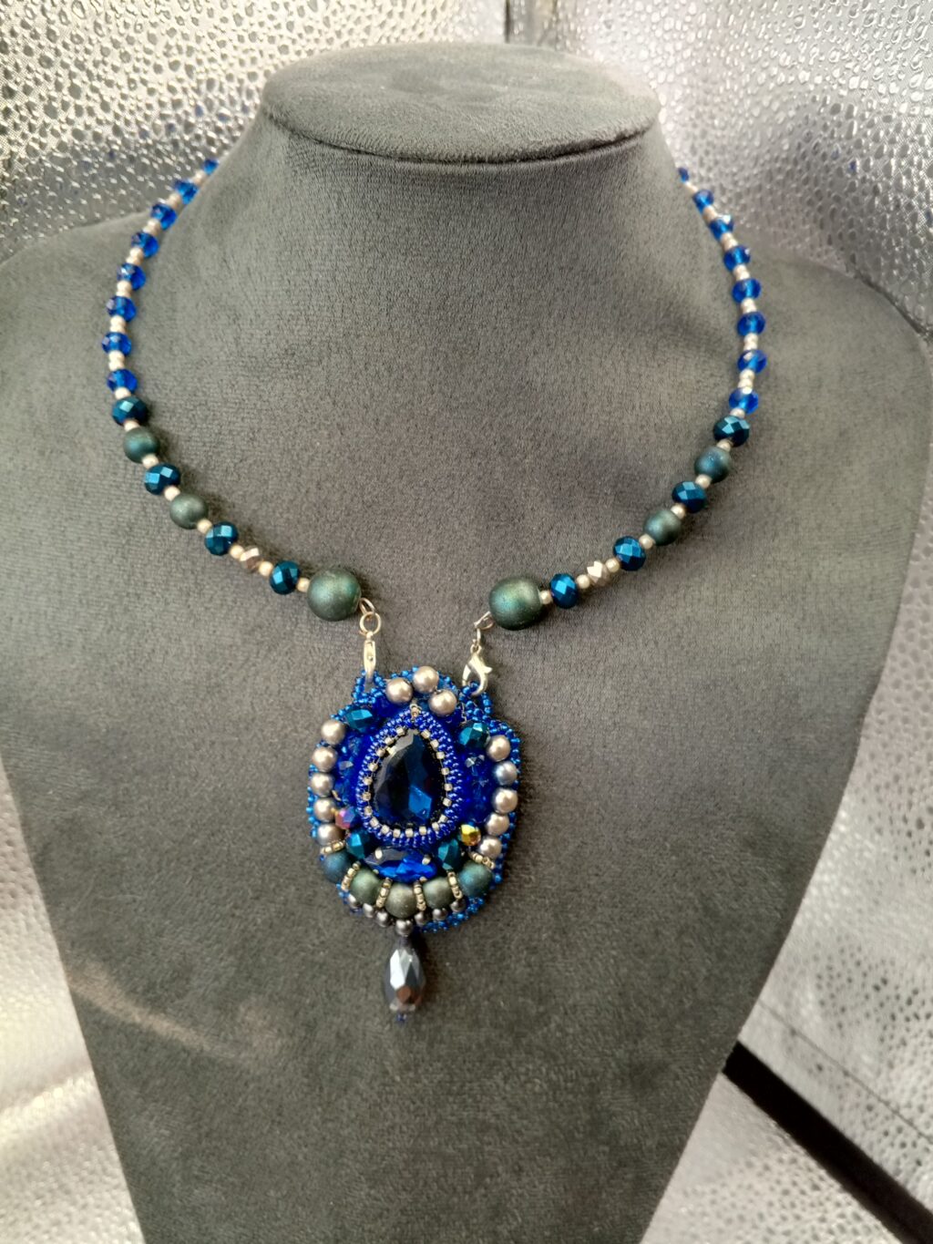 Колье-трансформер Кобальт