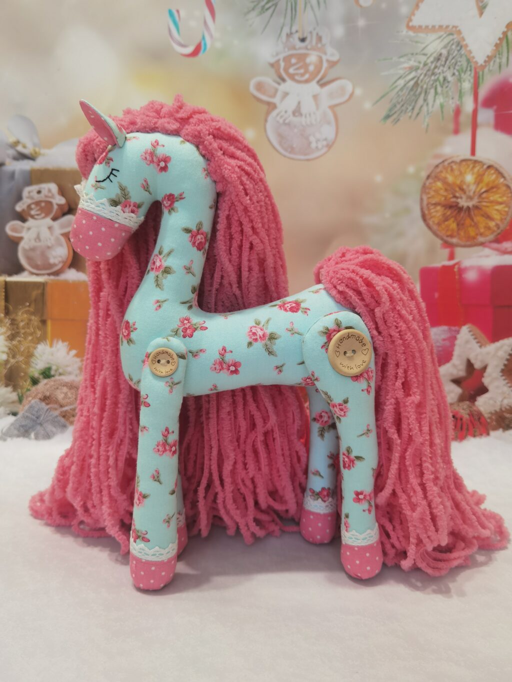 Тряпичная лошадка