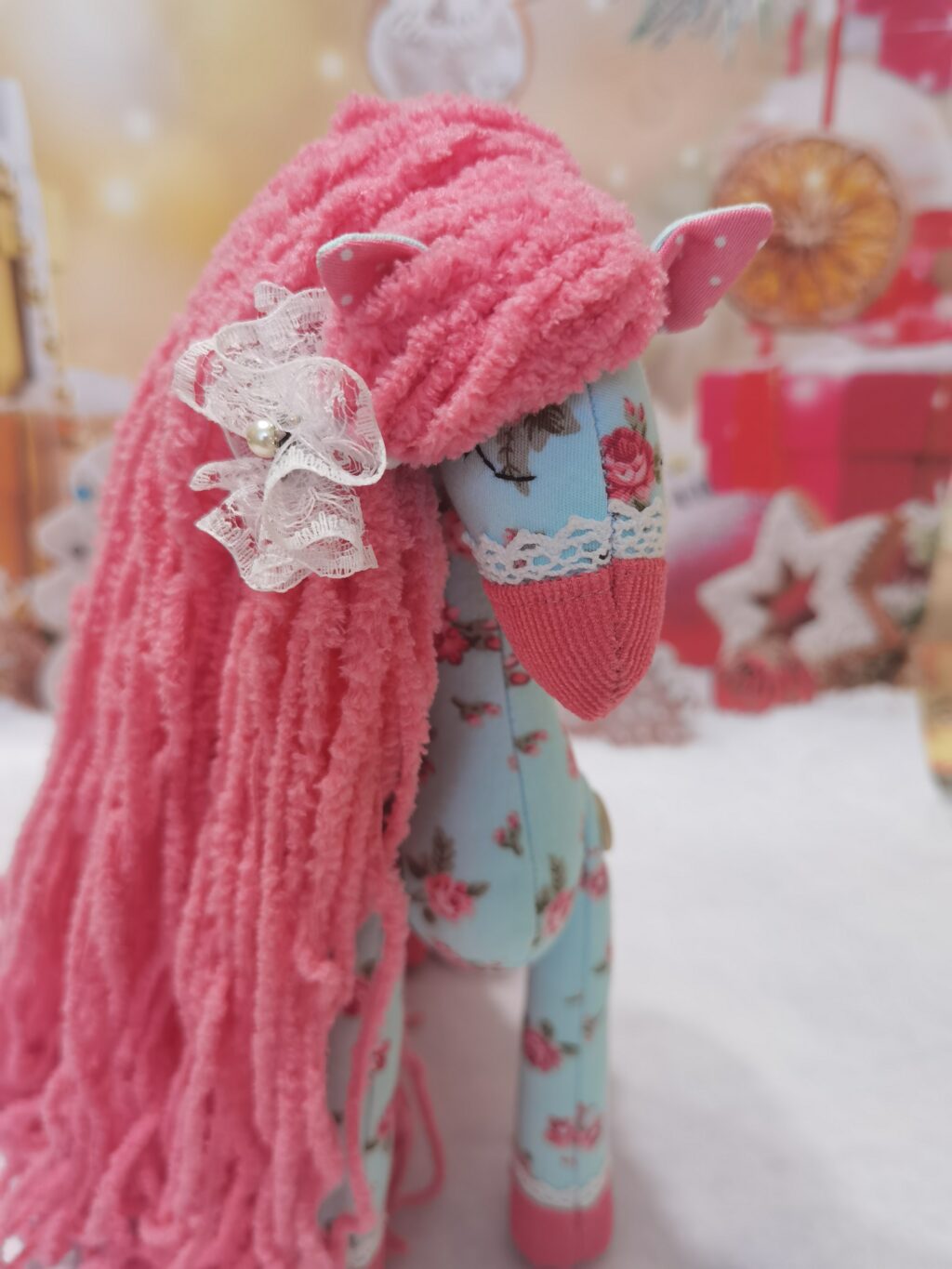 Тряпичная лошадка