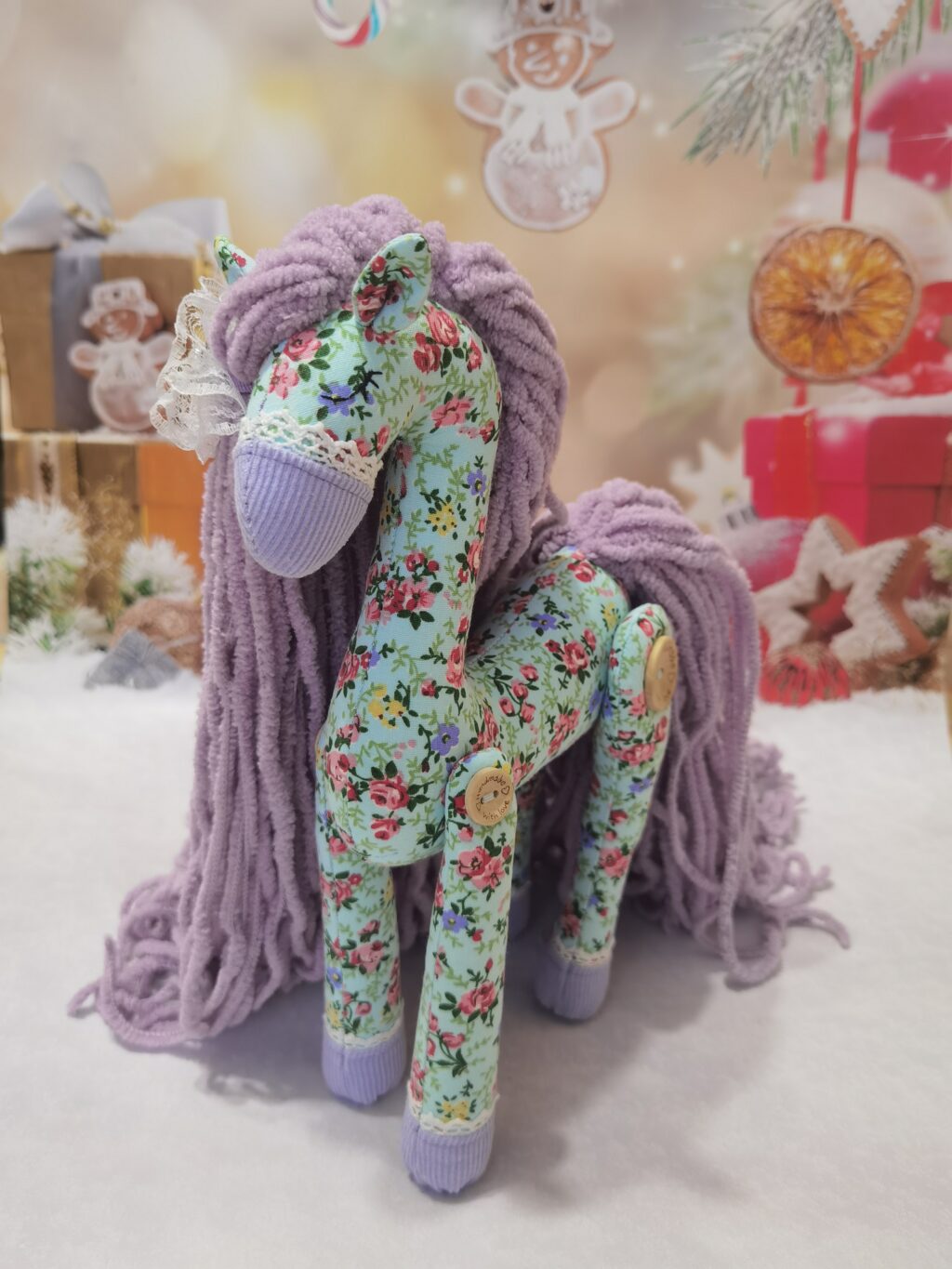 Лошадка из ткани