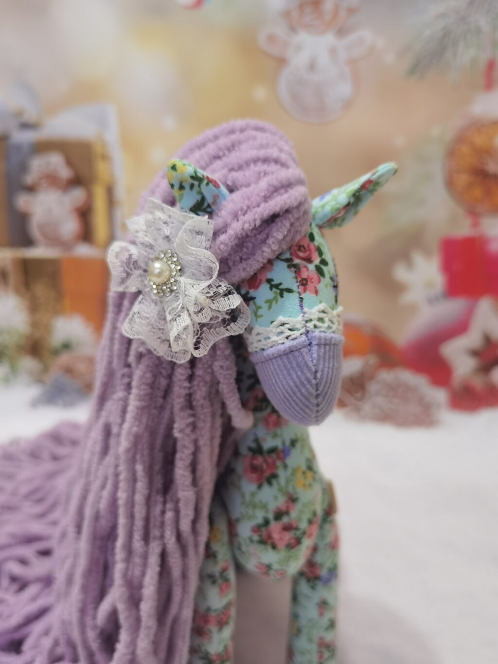 Лошадка из ткани