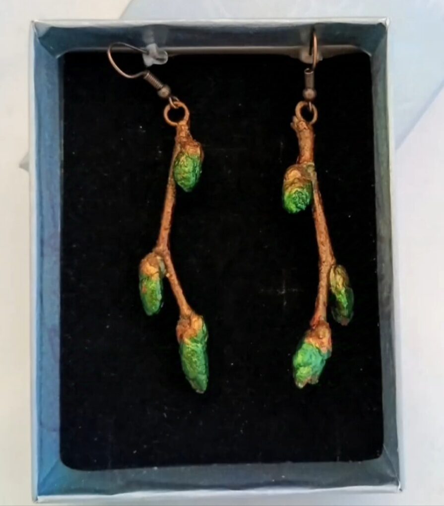 серьги Весна