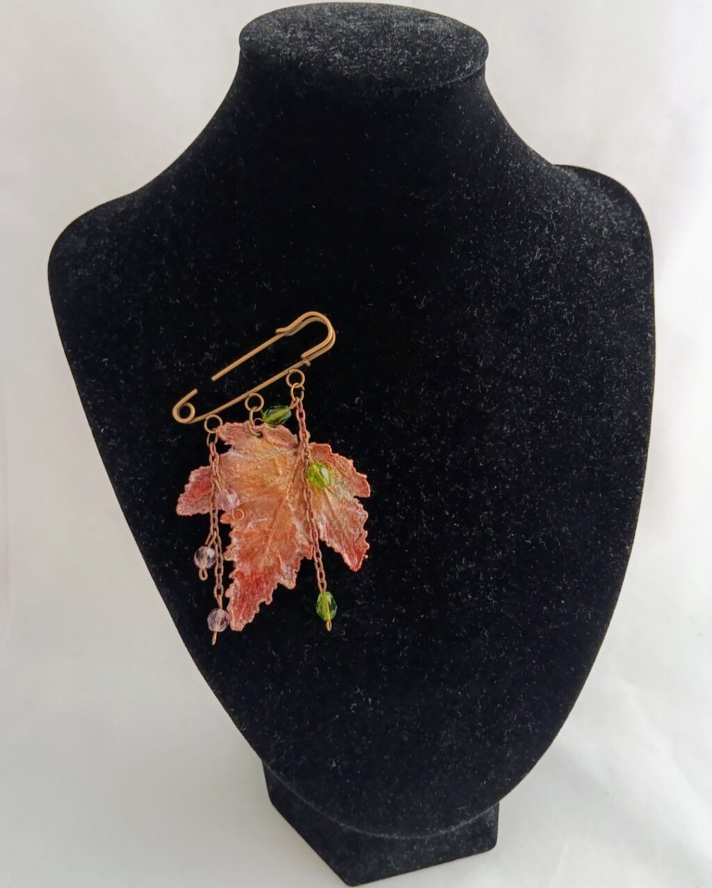 Серебристый тополь брошь — булавка