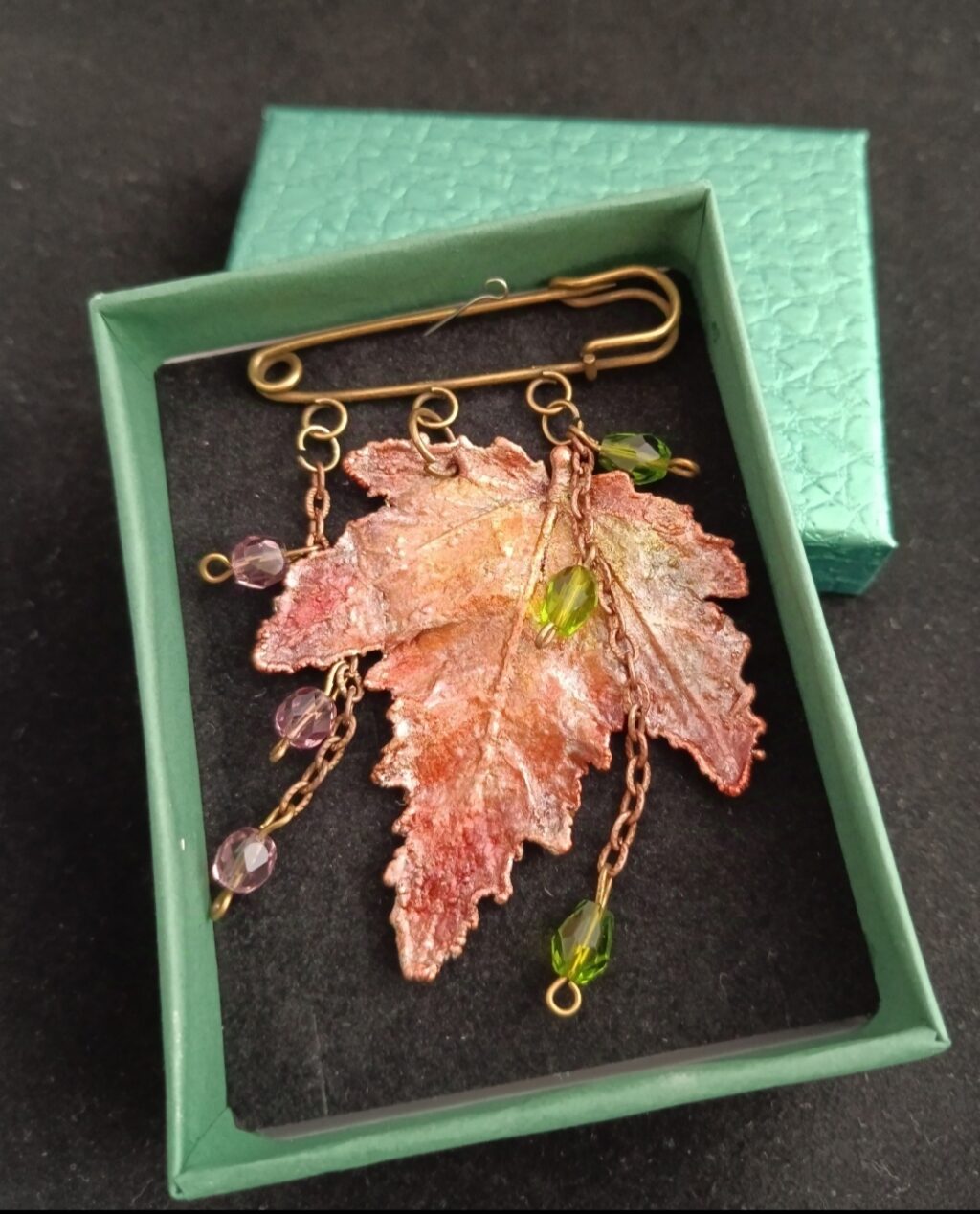 Серебристый тополь брошь — булавка