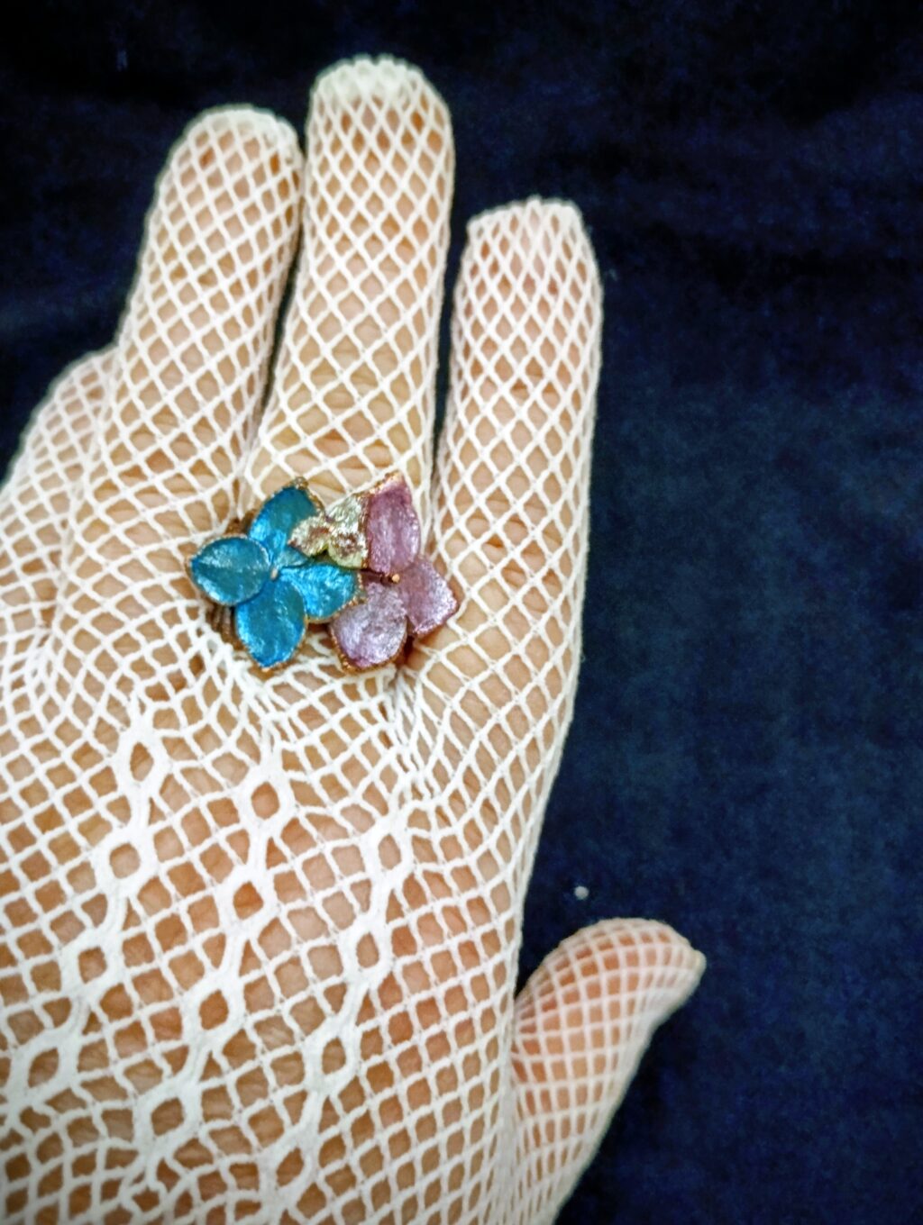 Кольцо Гортензия