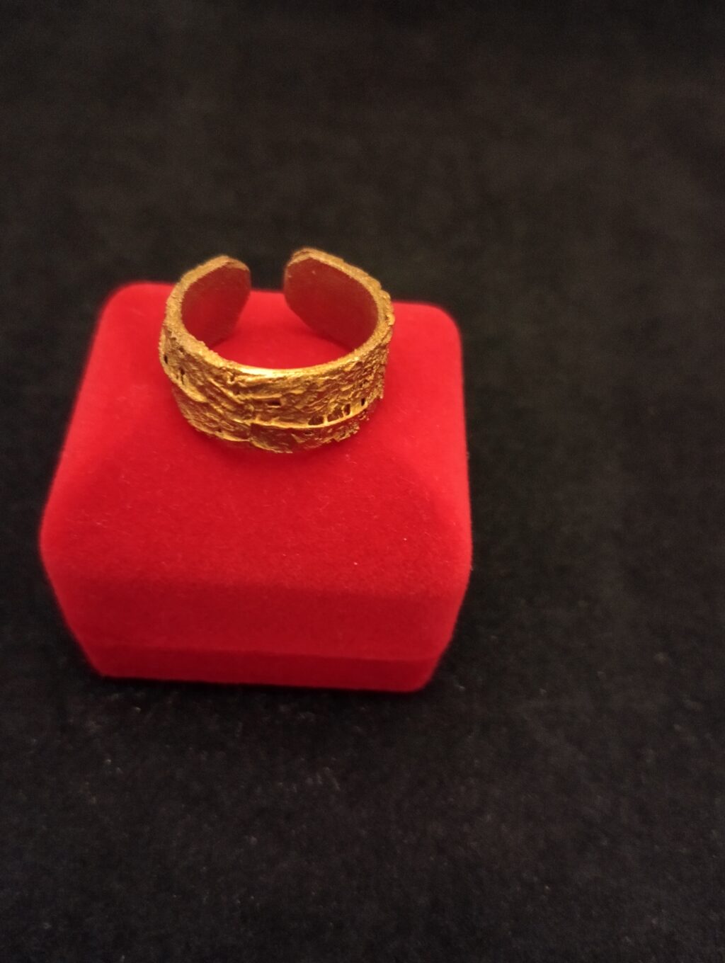 кольцо Медное с паутинкой