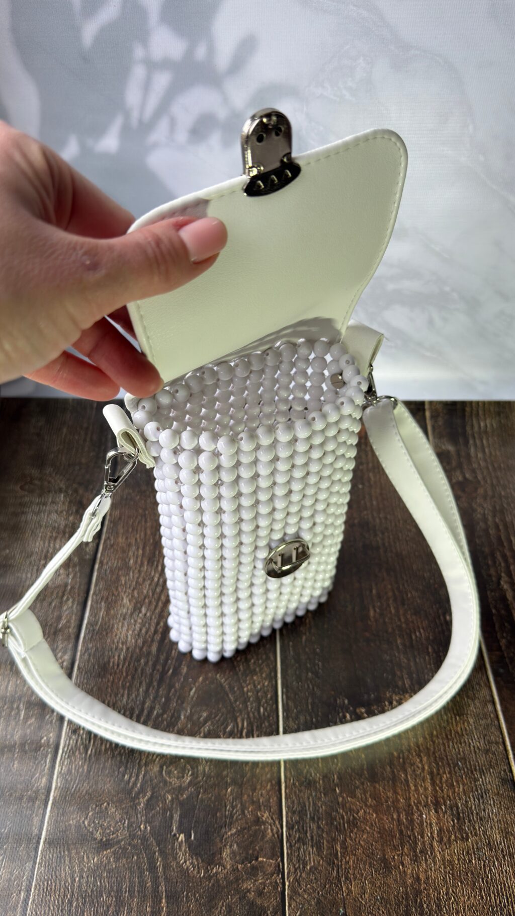 Сумочка с цветочным принтом