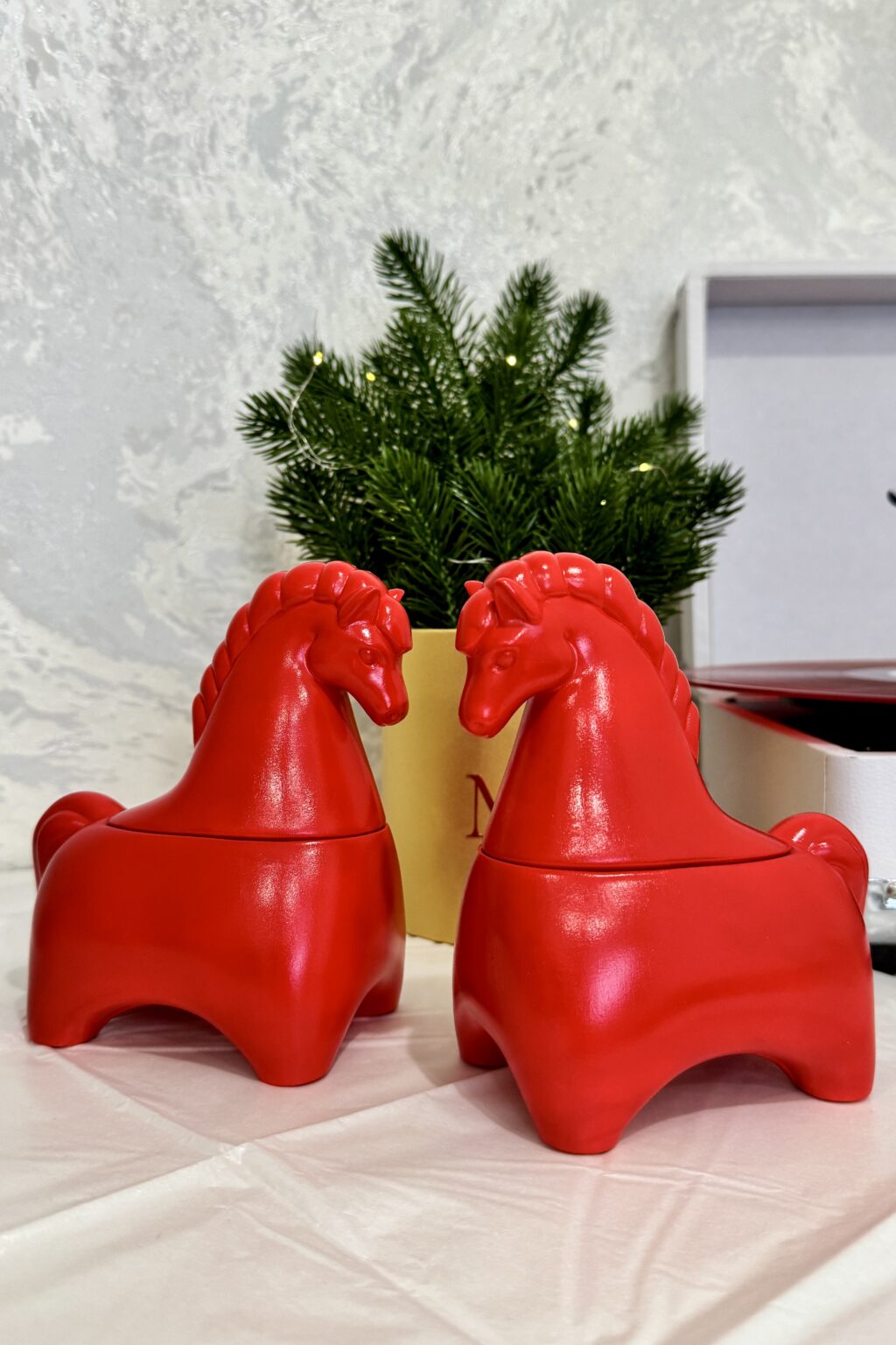 Свеча «Конь» Русский красный конь