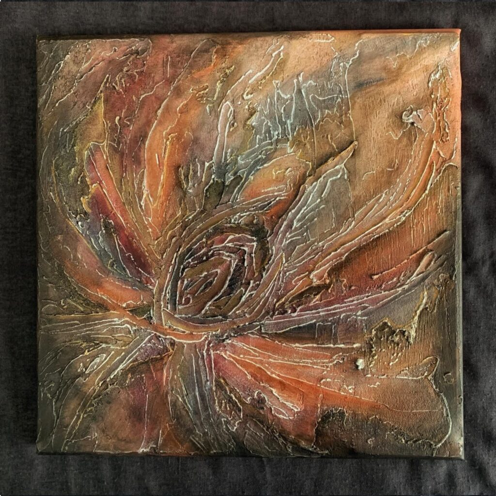 Триптих интерьерный авторский фактурный