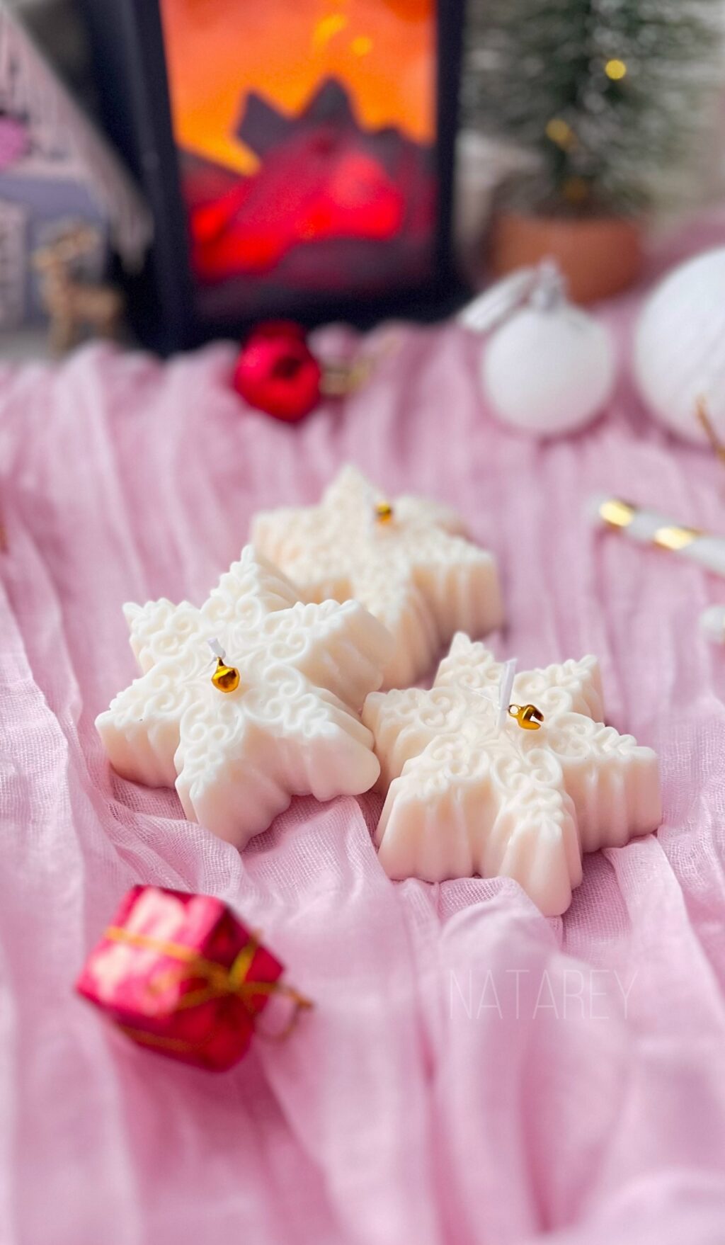 Аромасвеча «Снежинка»