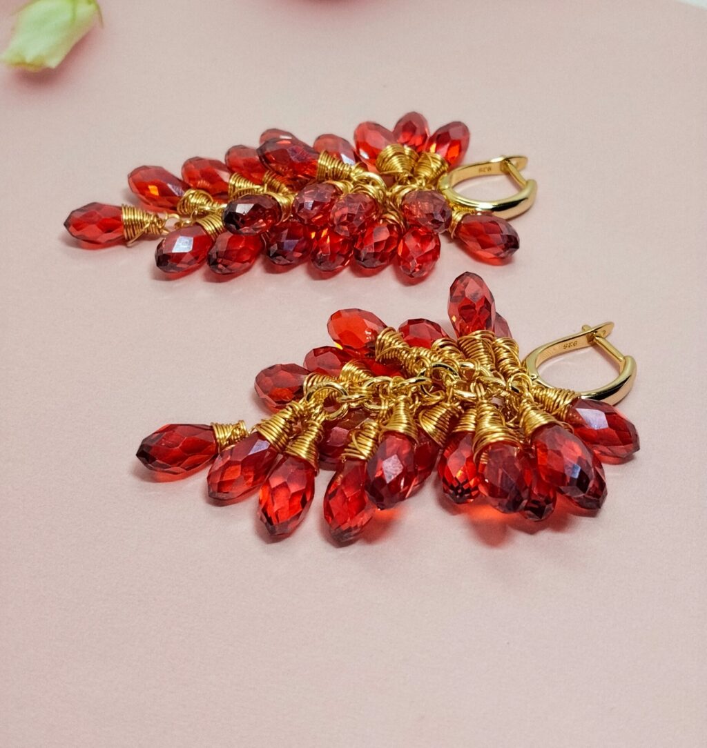 Серьги «Танец искр»