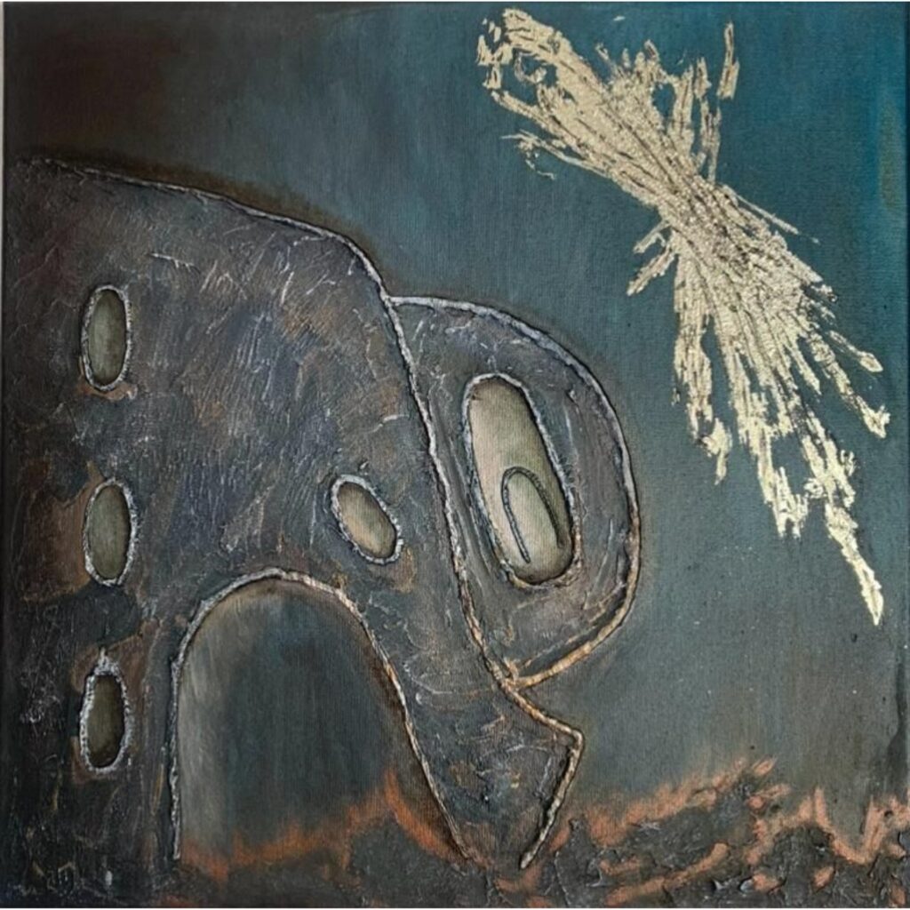 Интерьерная авторская фактурная картина