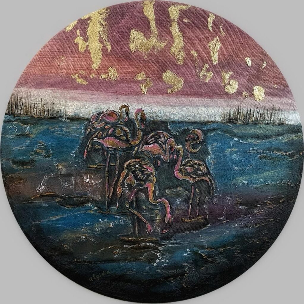 Интерьерная фактурная картина