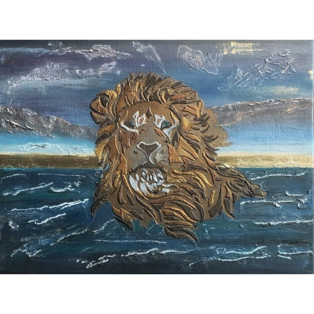 Интерьерная авторская фактурная картина