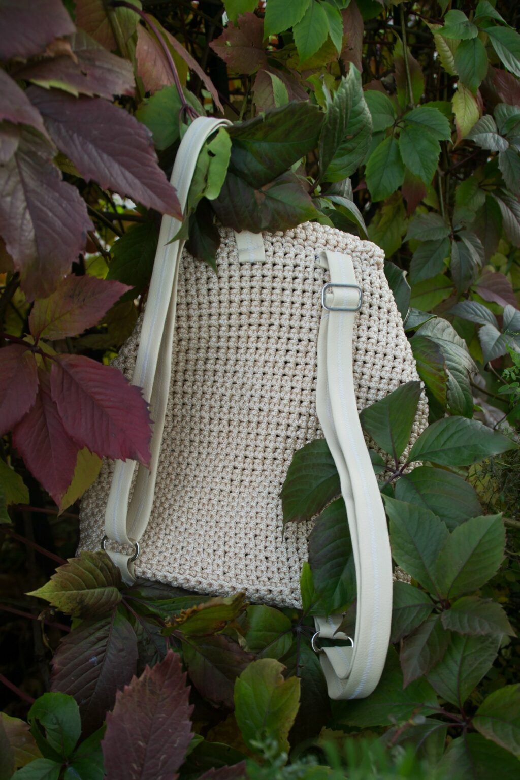 Вязаный рюкзак