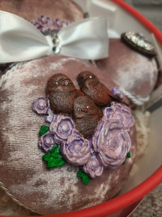 Ёлочные игрушки «Моя Семья», набор из 4 шаров