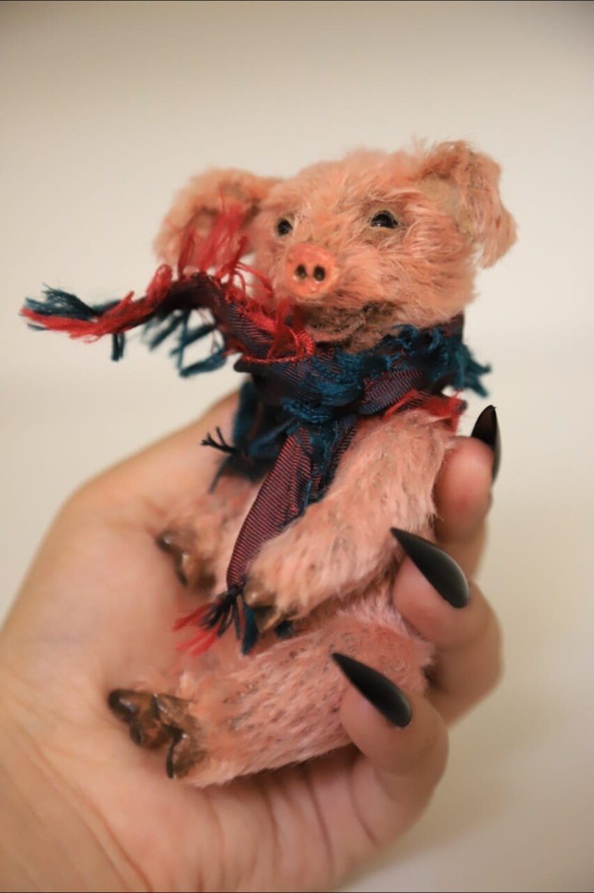 Поросенок Тося в стиле тедди