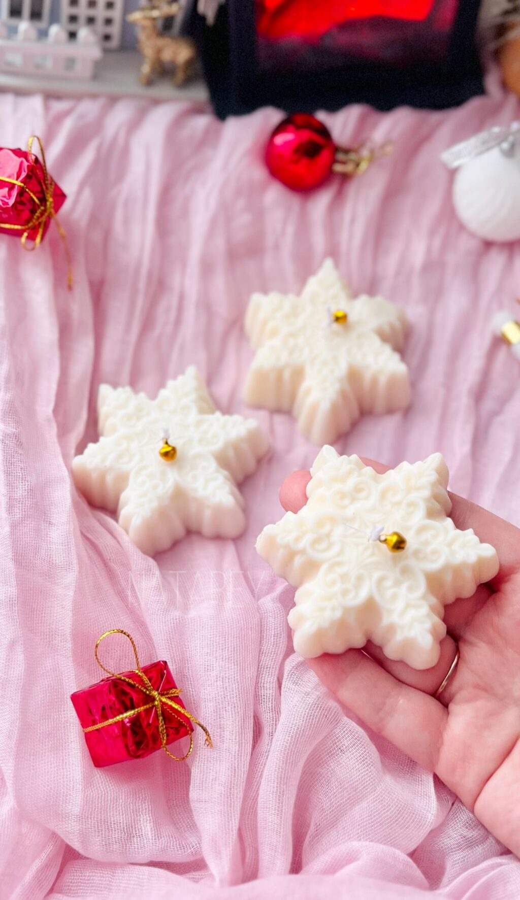 Аромасвеча «Снежинка»