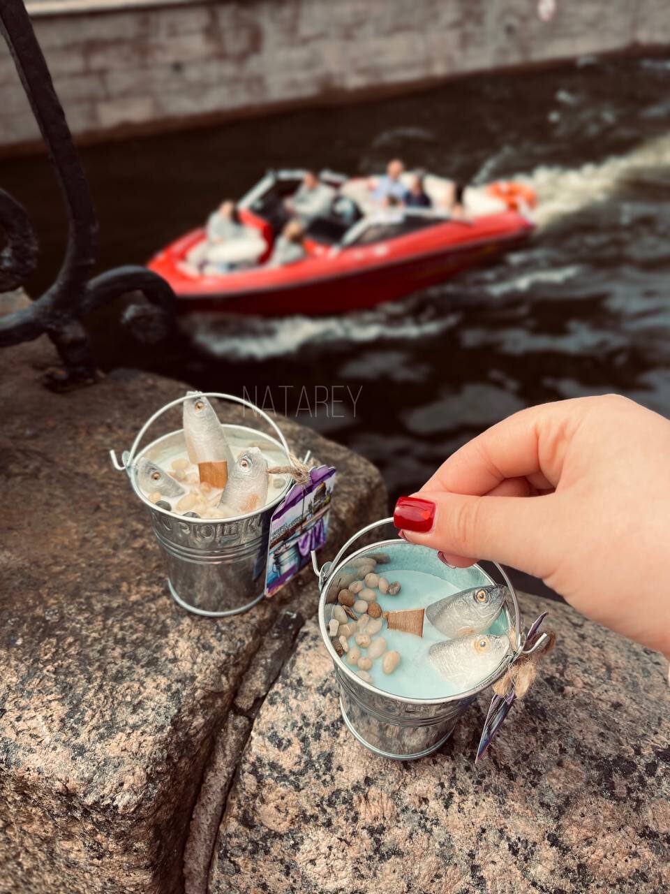 Сувенирная аромасвеча «Корюшка»