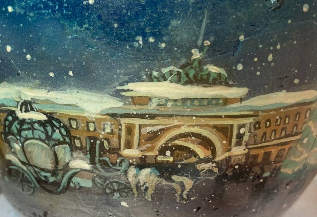 Коллекционная свеча -картина » Зимняя сказка «