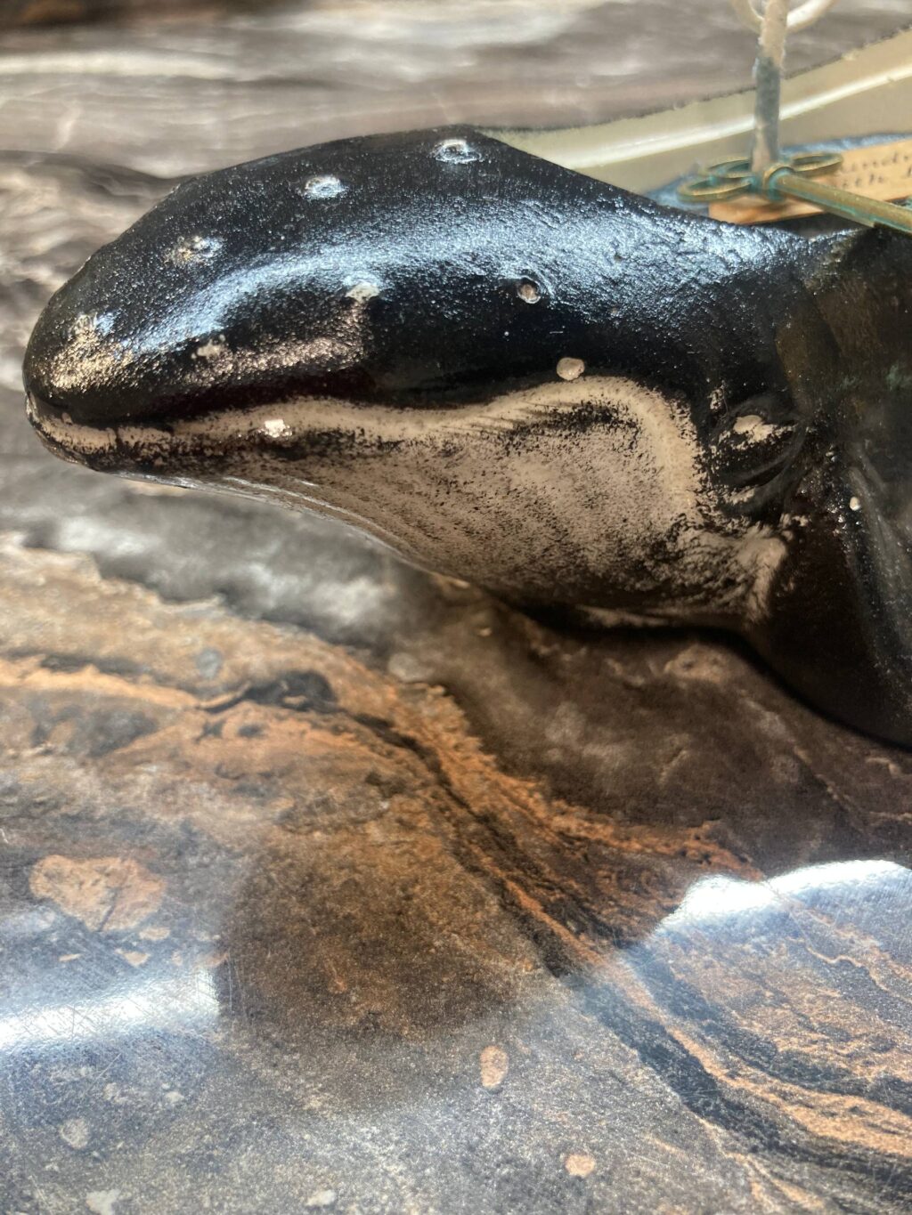 Ароматическая свеча с пальмовым воском в бетонном подсвечнике