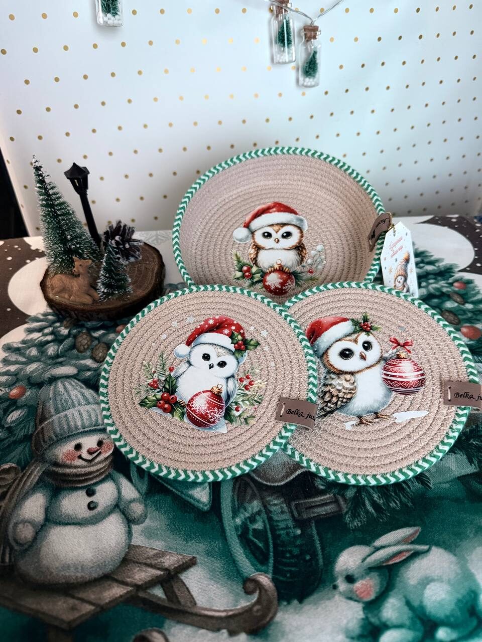 Новогодний набор — Мини Совушки