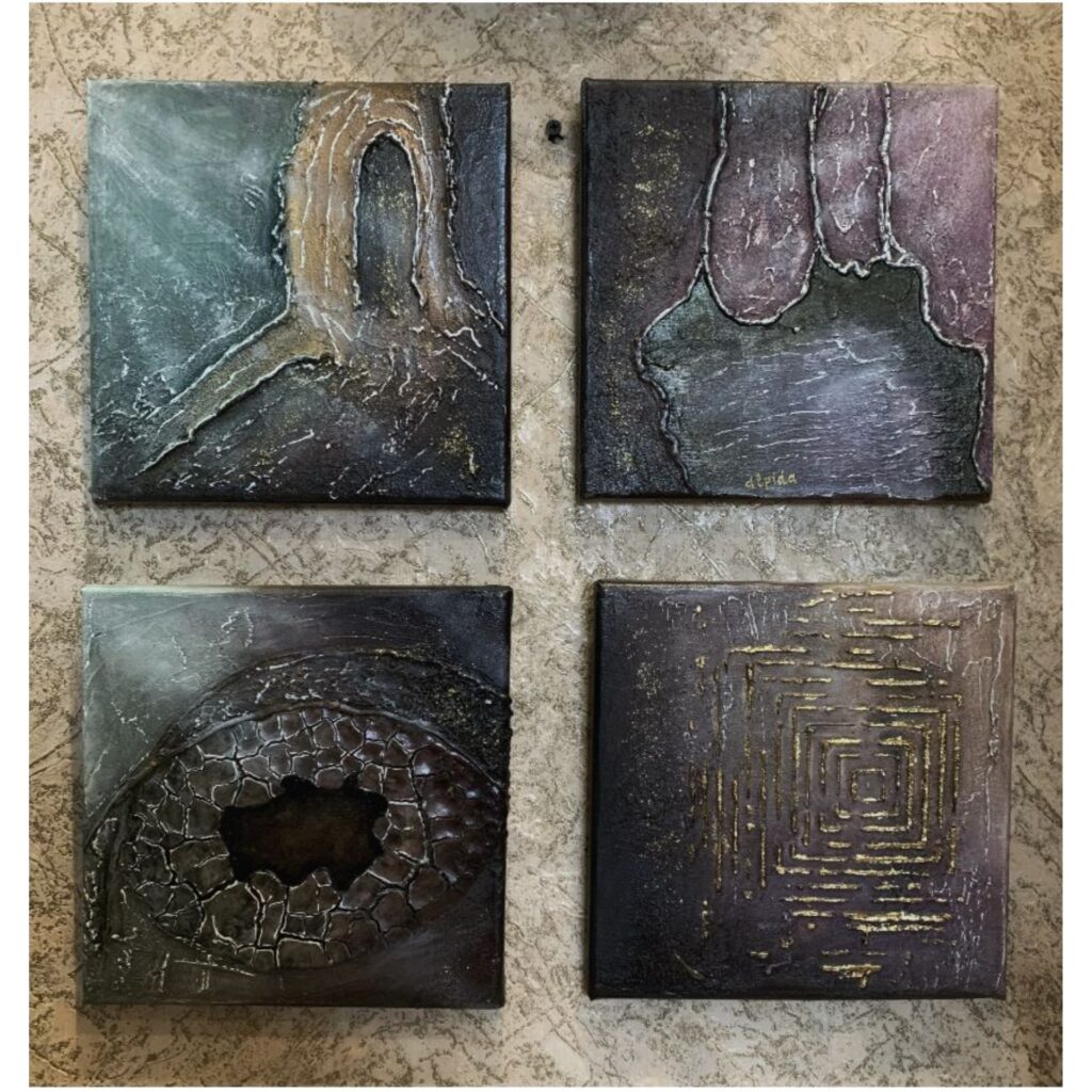 Интерьерная авторская фактурная картина