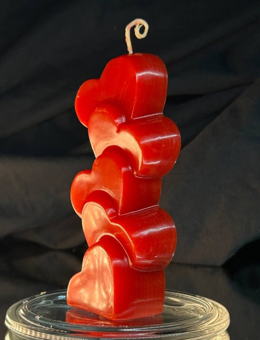 Свеча красная «Сердце»