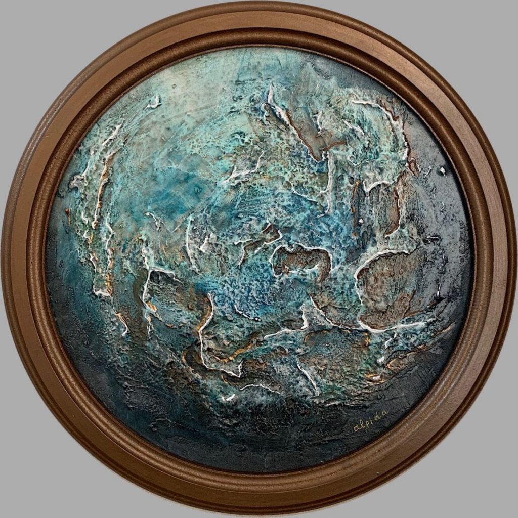 Интерьерная авторская фактурная картина