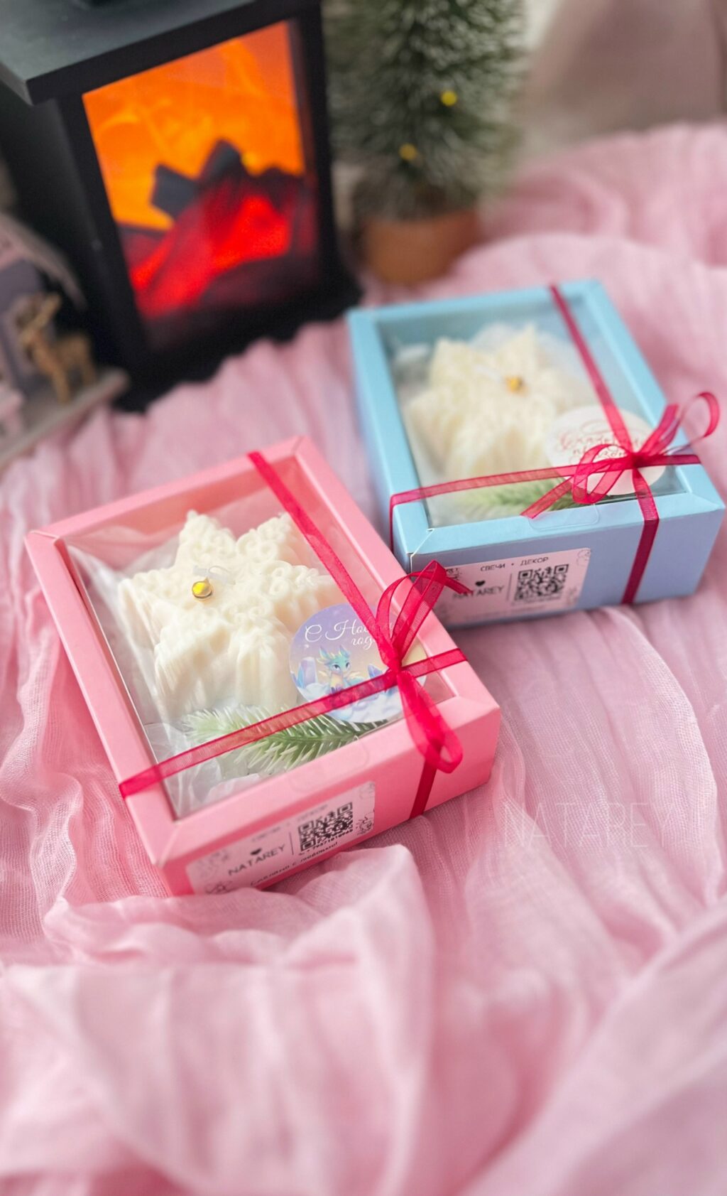 Аромасвеча «Снежинка»